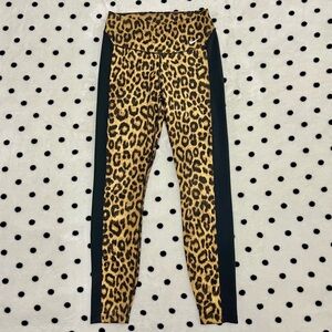 Nike Dri-Fit Leopard Print Leggings Size S